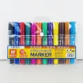 Snil 12-farbige doppelseitige ölige Marker Stifte Set, lebendige Farben für Kunst und Malen. - Zwölf Farben Doppelspitze Marker Weichbox
