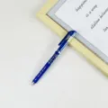Blauer radierbarer Gelstift 0,5 mm feine Spitze glattes Schreiben Schule Bürobedarf. - Blauer Stift Blaue Tinte