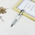 Morandi Farbe einziehbar Gelschreiber mit komfortablem Griff und glatter 0.5mm Spitze. - 0.5mm / Premium Grau