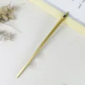 Kreativer Hochgeschwindigkeitszug Metall neutraler Stift Schreibwaren Bürostift - Gold