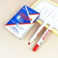 Rote Riesen Keilspitze Marker Stift Permanent Wasserdicht Alkohol Tinte Bürobedarf - Quadratische Spitze Gekastet / Rot