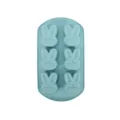 Blue 6-cavity rabbit silicone cake mold, ideal for baking chocolate, pudding and muffins. - 6-Cavity Bunny Nordic Blue