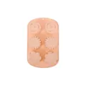 Silicone cake mold 6-cavity chocolate baking tray pink flower shaped kitchen baking tool - 6-Cavity 3 Flowers Nordic Pink