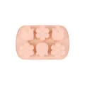 Pink silicone cake mold 6-cavity baking pan for chocolate jelly pudding muffin diy. - 6-Cavity 2 Flowers Nordic Pink