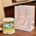 Lampada da notte tulipano creativa fai da te scrivania decorazione regalo romantico - 19 Tulipani Blu Torta + Borsa con Finestra