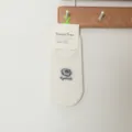 Comfortable cotton invisible boat socks for women, anti-slip short summer socks with cute embroidery. - One Size (35-39) / 06 Light Embroidery
