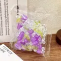 Perline di tulipani DIY sacchetto trasparente accessori artigianali fatti a mano decorazione - Pacchetto Materiale 19 Tulipani Viola