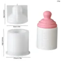Moule en silicone pour pot de rangement biberon, idéal pour résine époxy et bougies. - Ensemble de Pot de Rangement Biberon 5756