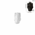 Moule en silicone crâne pour bougies parfumées d'Halloween, petit outil de bricolage. - S
