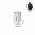 Moule en silicone crane de flamme pour bougies parfumees DIY et metiers en platre. - M