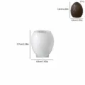 Moule en silicone œuf de dragon 3D pour bougies DIY avec guides de taille clairs. - Petit Œuf de Dragon (5713)