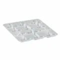 Moule en silicone en croix à 6 cavités pour bougeoir et moulage en plâtre DIY neuf - Croix Six-Connectée (5985) / 6 Cavités