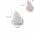 Moule en silicone bonhomme de neige de Noël pour bougies parfumées bricolage artisanat plâtre - Bougie Bonhomme de Neige-6200