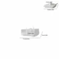 Moule en silicone pour couvercle de boîte de rangement conque DIY plâtre grand format - Couvercle de Boîte de Rangement Conque Grand (4455B)