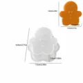 Moule en silicone bonhomme de pain d'epices pour bougie parfumee et platre art 3D - Bougie Bonhomme en Pain d'Épices-6201