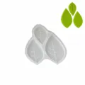 Moule en silicone à trois feuilles pour bougies parfumées DIY et décoration en plâtre. - Feuille Triple-6119
