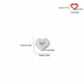 Moule en silicone en coeur creux XS pour la fabrication de bougies d'aromatherapie. - Cœur Creux - 6066XS
