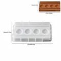 Moule en silicone pour base de bougeoir château fantôme DIY pour plâtre aromathérapie déco - Base de Bougeoir Fantôme de Château-6176A