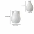 Silicone mold and finished Nordic ripple texture vase for DIY craft aromatherapy gypsum. - Concave-Convex Texture Vase 02-4907