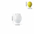 Détail de moule à bougie ballon 3D en silicone montrant des dimensions précises pour gâteaux. - Petit Ballon 001-5690