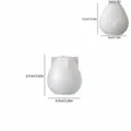 Moule en silicone pour vase à motif de vagues, déco DIY plâtre et béton aromathérapie. - Vase Texture Concave-Convexe 01-4906