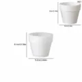 Moule en silicone pour grand pot de fleurs rond minimaliste nordique pour plantes succulentes - Grand-5821