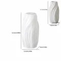 Moule en silicone pour vase minimaliste à rayures, outil pour résine et plâtre. - Vase Rayé Rotatif Haut-4820
