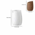Moule en silicone pour vase DIY béton résine plâtre motif pois cylindre outil - Moule de Vase Deux