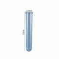 Blue acrylic test tube container, 2.4x12cm single transparent plastic tube for display. - Acrylic Test Tube / LJBJ003 Acrylic Test Tube 001 / Blue