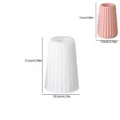 Silicone Vase Mold Striped Diamond Flower Pot Mold Pink White DIY Craft Tool - Vase Mold
