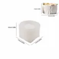 3D Fleur Gâteau Moule en Silicone DIY Bougie Tasse Plâtre Moule Artisanat Décor - SGMJ1574 Tasse à Bougie Gâteau aux Fleurs
