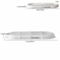Silicone mold for minimalist oval striped tray, DIY aromatherapy plaster storage dish. - Oval Tray-6107