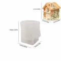 Moule en silicone 3D maison d'arbre hibou pour bougie artisanale plâtre et résine. - SGMJ1645 Maison en Bois de Hibou
