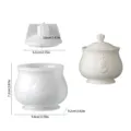 Moule en silicone pot embosse vintage bougie tasse conteneur bricolage platre arome moule - Tasse à Bougie Relief Rétro-4748