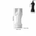 European 3D international chess silicone mold for DIY crystal epoxy resin craft display. - Chess Bishop (5667E)