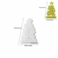 Detail moule en silicone arbre de Noel, etoile decoration dimension et affichage. - Insert Arbre de Noël Étoile Style A / 6130