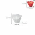 Mini Moule en Silicone Coquelicot DIY Résine Époxy Fleur Pot de Fleurs Décor Aromathérapie - Mini Fleur 003-5344