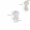 Moule en silicone alpaga pour le bricolage, la résine animale mignonne et la déco maison. - Couvercle de Visage Alpaga-5895B
