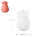 Silicone flower vase mold epoxy resin casting mold DIY craft for home decor 6x8.1cm - Mini Candle Holder Vase H08-3346
