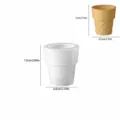 Moule en silicone tasse de stockage cornet de glace pot de bougie petit format conteneur - Petit Corps de Tasse de Rangement Cornet de Glace - 5557A