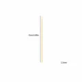 Pique en bambou simple longueur 15cm diamètre 2.5mm bâton en bois naturel outil de barbecue - Bâton de Bambou Unique 0.25x15cm (Petite Fleur)