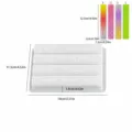 Long strip candle silicone mold letter DIY aromatherapy plaster mold for home decor - 4-Cavity Long Strip Blessing Candle 003