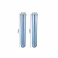 Tubes à essai bleus en acrylique lot de deux, flacons en plastique transparent pour bricolage - Tube à Essai en Acrylique Bleu / Lot de 2