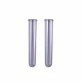 Tubes à essai en acrylique mauve clair 2.4x12cm tubes en plastique transparents lot de 2 - Tube à Essai Violet Clair en Acrylique / Lot de 2
