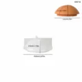 Moule en silicone pour couvercle de boîte de rangement avec des dimensions précises. - Couvercle de Boîte de Rangement Basketball / 6047B