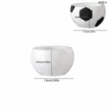 Moule en silicone pour pot de rangement ballon de foot, style sport bougie plâtre déco. - Fond de Boîte de Rangement Football / 6048A