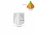 Moule en silicone pour pot de stockage citrouille couvercle haut bougie plâtre - Pot de Rangement Citrouille Couvercle Haut - 5865B