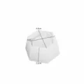 Small Hexagonal Silicone Candle Cup Base Mold A02 DIY Craft Trays and Plaster Molds - Small Hexagonal Candle Cup Base-3141