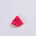 Resin watermelon slice DIY charm, cute fruit accessory for handmade crafts and phone cases. - Watermelon / L