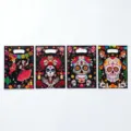 Tag der Toten geschenkbeutel bunte totenkopf tragetaschen party bonbon verpackung - Bedruckter Stil / 10 Stück/Packung